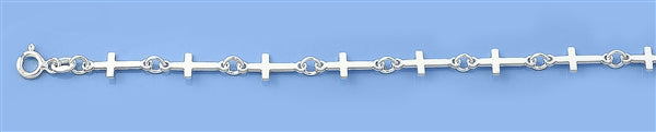 Lhb5383319 Sterling Silver Bracelet Multi Cross