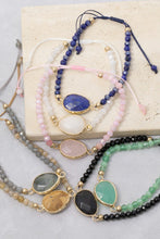 Load image into Gallery viewer, Lhb54329 Fashion Semi-Precious Stone Bracelet 6 Assorted Colors