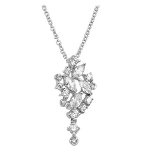 Lhn7108749 Sterling Silver Necklace Drop Victorian Design