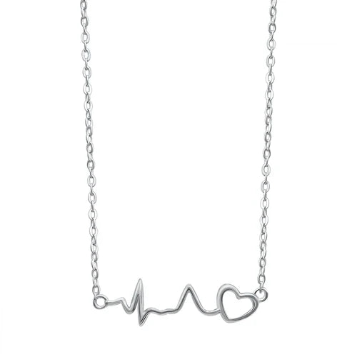Lhn7109899 Sterling Silver Heart Beat