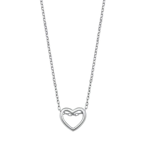 Lhn7482169 Sterling Silver Heart Necklace