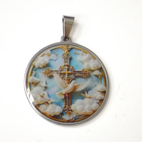 Lhssp86-31739 Stainless Steel Holy Spirit Pendant