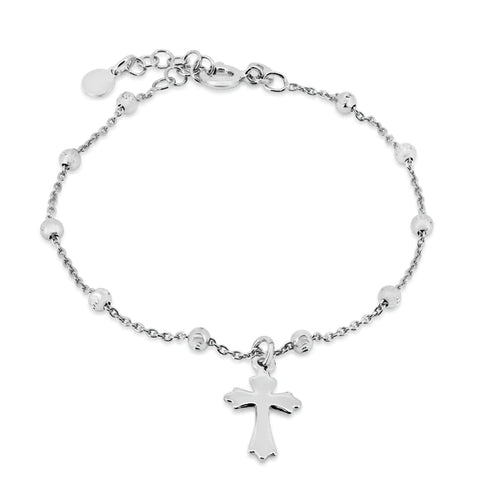 lhb900001RH Sterling Silver Cross Bracelet