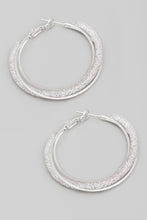 Load image into Gallery viewer, Lhe99015 Fashion Earring Hoop gold &amp; silver