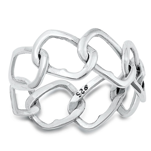 Lhr9145167 Sterling Silver Link Ring