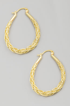 Lhe91629 Fashion Hoop Earring Gold