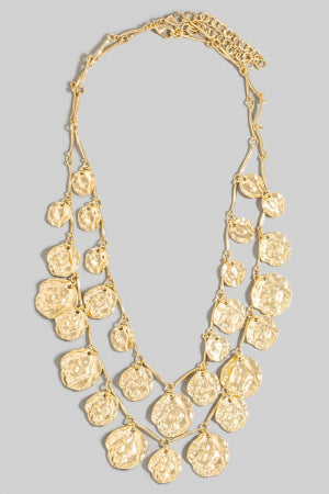 Lhn92129 Fashion Necklace Multi Disk
