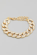 Load image into Gallery viewer, Lb22399 Fashion Bracelet Links Gold &amp; Cz