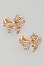 Load image into Gallery viewer, Lhe9276219 Fashion Bow Earring Silver &amp; Gold