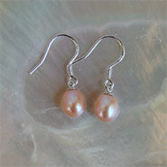 Load image into Gallery viewer, Lhe0209 Sterling Silver Earring Pearl Drop White 6 Colors *minimum 4 colors