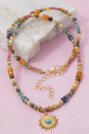 Lhn93369 Fashion Turquoise Necklace