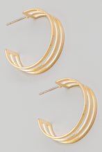 Load image into Gallery viewer, Lhe983533 Fashion Hoop Gold &amp; Silver