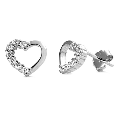 Lhe9411140 Sterling Silver Heart Earring Small