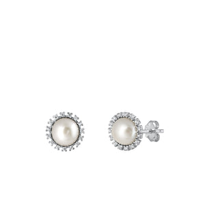 Lhe9411536 Sterling Silver Real Pearl Earring