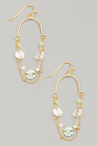 Lhe94218 Fashion Flower Earring Drop