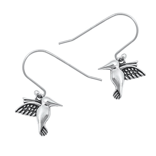 Lhe9441942 Sterling Silver Plain Humming bird Earring