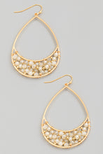 Load image into Gallery viewer, Lhe94558 Fashion Earring Beaded Hoop