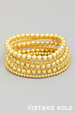 Load image into Gallery viewer, Lhb950639-$19.00  Fashion Bracelet Multi Gold Beads