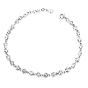 Lhb9510638 Sterling Silver Cz Bracelet