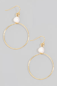 Lhe9515 Fashion Hoop Earring & Pearl