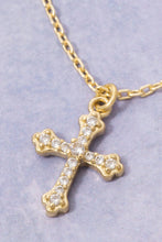 Load image into Gallery viewer, Lhn965689 Fashion Gold Dipped Cross Necklace