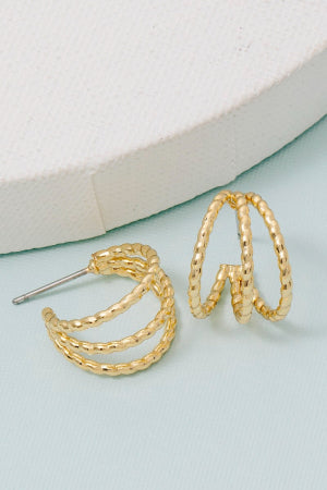 Lhe96519 Fashion Hoop Earring Open Design