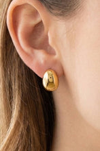 Load image into Gallery viewer, Lhe97169 Fashion Earring Gold Dipped Stainless Steel Dome