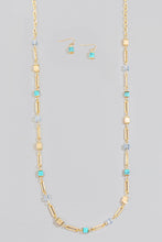 Load image into Gallery viewer, Lhn97748 Fashion Long Necklace cube beads