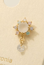 Load image into Gallery viewer, Lhe97819 Fashion Earring Drop Color Cz &amp; Brass