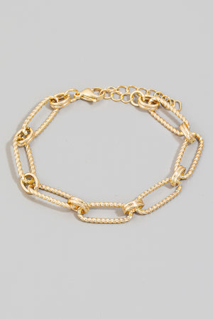 Lhb98064 Fashion Bracelet Links Textured