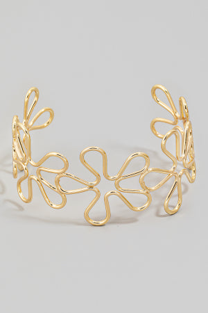 Lhb98067 Fashion Bangle Bracelet Flower Design