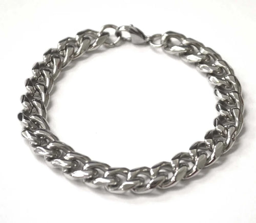 Lhb984-2399S Stainless Steel Men's Bracelet Miami Cuban ** Minimum 6pcs any style