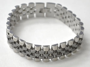 Lhn9841-1725-2tb Stainless Steel Men's Bracelet  2 Tone **Minimum 6 pcs any style