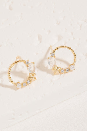 Lhn98931 Fashion Earring Pearl & Stone