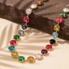Load image into Gallery viewer, Lhn900769 Fashion Necklace Crystal Multi Color Pastels &amp; Winter Colors