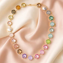 Load image into Gallery viewer, Lhn900769 Fashion Necklace Crystal Multi Color Pastels &amp; Winter Colors