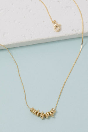 Lhn3379 Fashion Necklace Round Charms