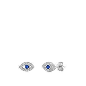 Lhe9411524 Sterling Silver Earring Blue Eye