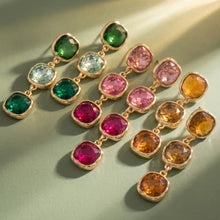 Load image into Gallery viewer, Lhe54059 Fashion Cut Crystal Earring Assorted Colors