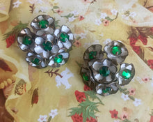 Load image into Gallery viewer, Lhe0257 Fashion Vintage Clip Emerald Cz  Earring