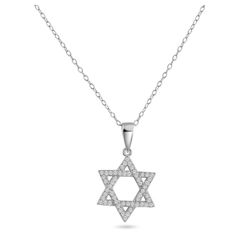 LHP00033* Sterling Silver Star of David