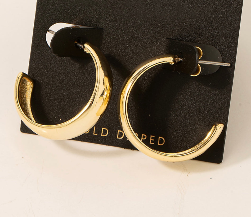 Lhe995609 Fashion Hoop Gold Dipped Earring