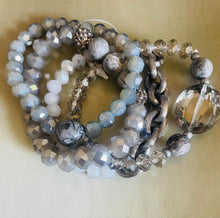 Load image into Gallery viewer, Lhb1889 Fashion Crystal Multi Grey Bracelet