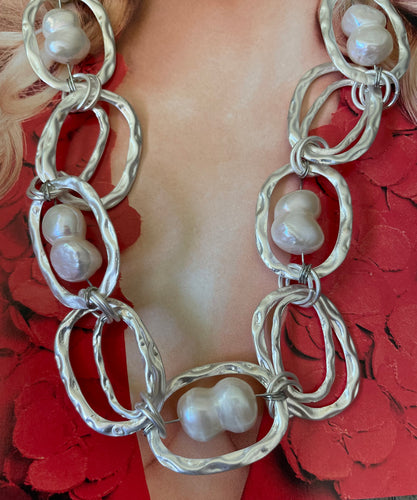 Lhf100 Real Baroque Pearl Necklace Our Elegant Look!!!