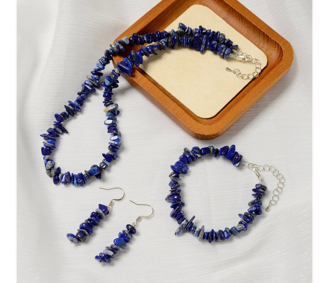 Lhset2405SYLapis Real Stone Lapis  Set  *Quantity discount