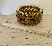 Load image into Gallery viewer, Lhb4625 Fashion Rhinestone Topaz Stretch Bracelet