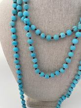 Load image into Gallery viewer, Lhn9629 Real Turquoise Mala Necklace Showing Two Strands 36&#39;&#39; long