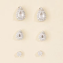 Load image into Gallery viewer, Lhe00419 Fashion Cz Studs Silver/Gold