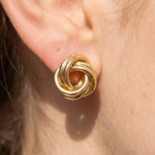 Load image into Gallery viewer, Lhe97749 Fashion Knot Earring Gold/Silver