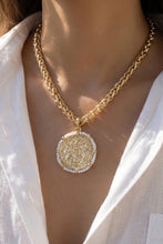 Load image into Gallery viewer, Lhn5769 Fashion Necklace Seed Beads Gold Disk